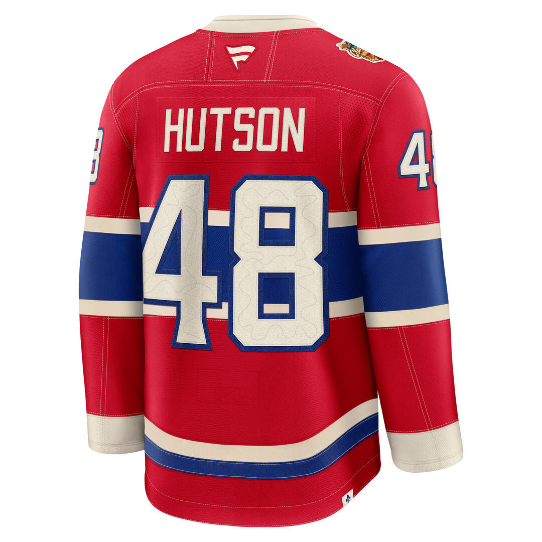 Fanatics Men's NHL Montreal Canadiens Lane Hutson 2026 Heritage Classic Jersey