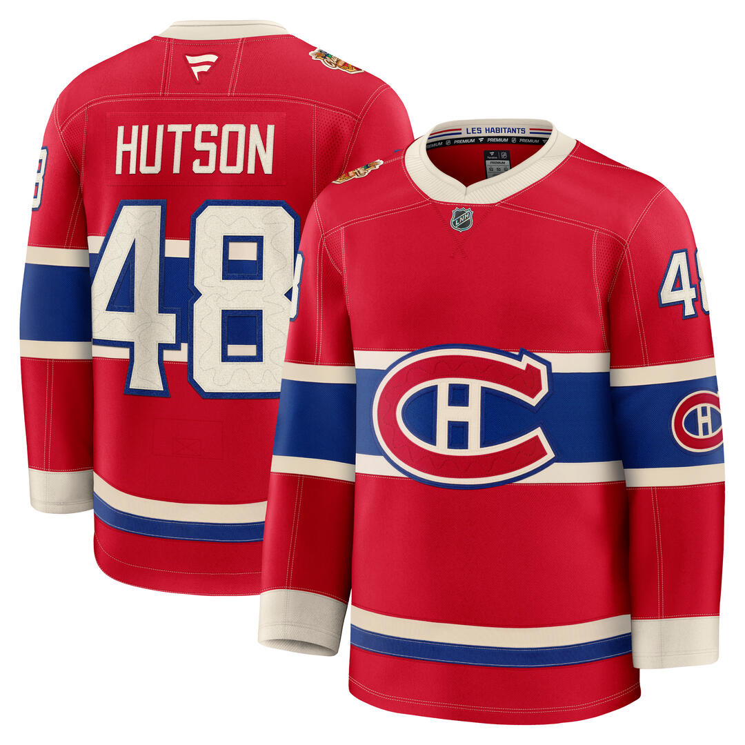 Fanatics Men's NHL Montreal Canadiens Lane Hutson 2026 Heritage Classic Jersey