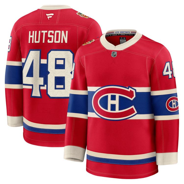 Fanatics Men's NHL Montreal Canadiens Lane Hutson 2026 Heritage Classic Jersey