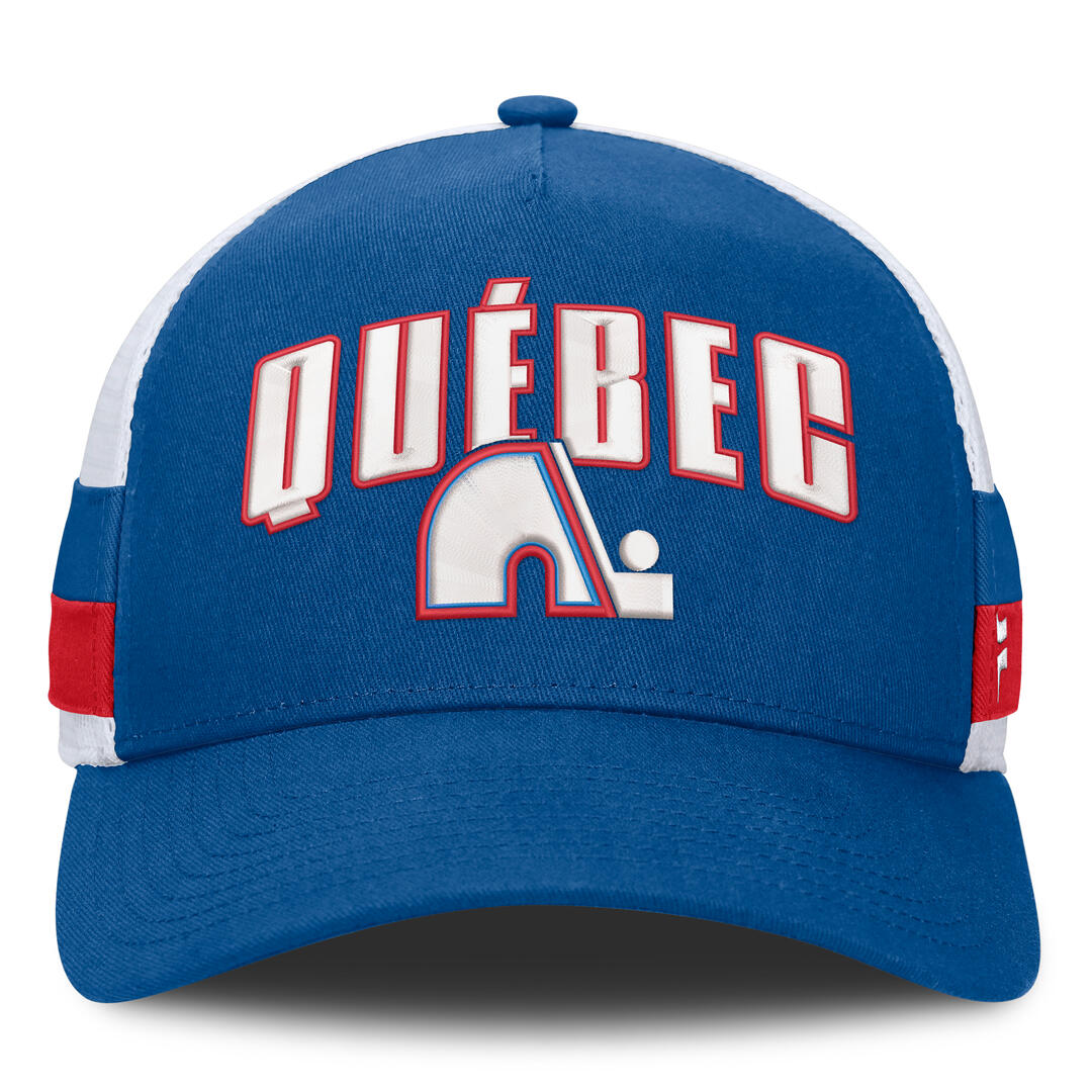 Fanatics Men's NHL Quebec Nordiques 2026 Heritage Pinch Panel A Frame Cap