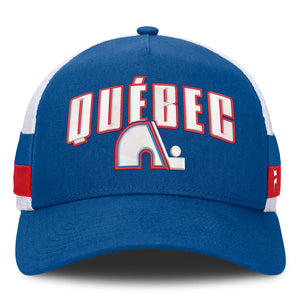 Fanatics Men's NHL Quebec Nordiques 2026 Heritage Pinch Panel A Frame Cap