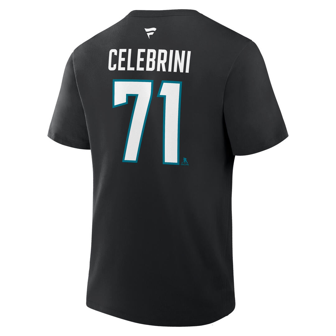 Fanatics Men's NHL San Jose Sharks Macklin Celebrini T-Shirt