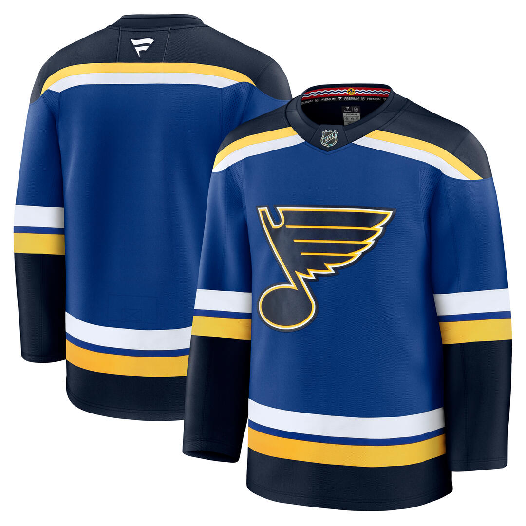 Fanatics Men's NHL St. Louis Blues Premium Alternate Jersey Blue
