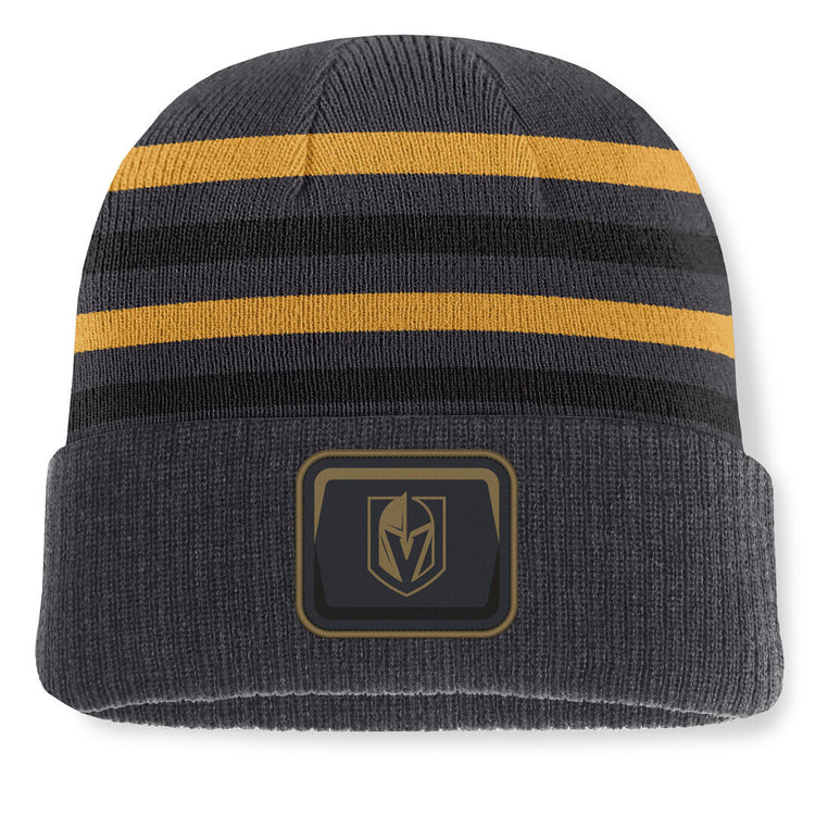 Fanatics Men's NHL Vegas Golden Knights 2026 Nightlife Knurly Cuffed Pom Knit
