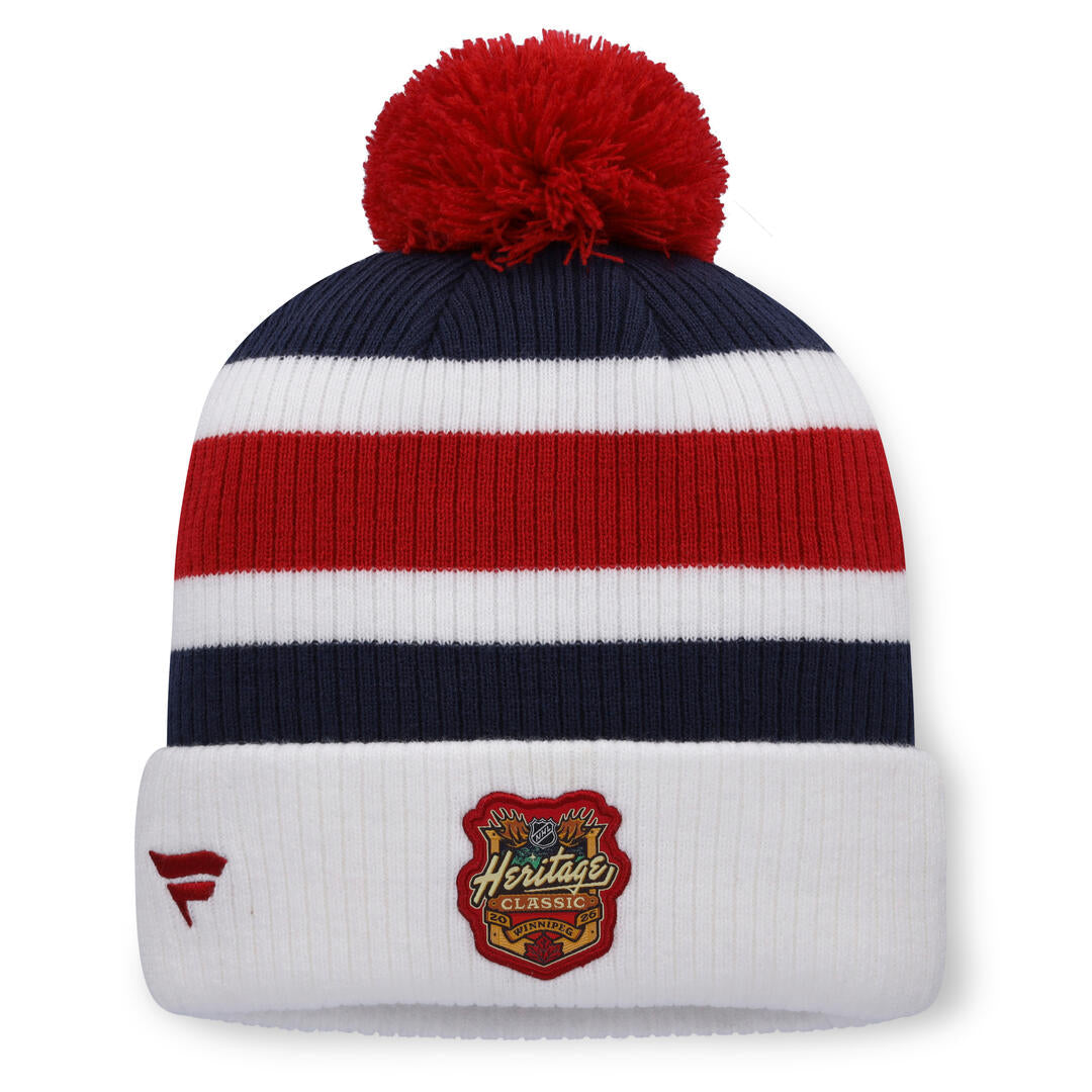 Fanatics Men's NHL Winnipeg Jets 2026 Heritage Classic Cuffed Pom Toque