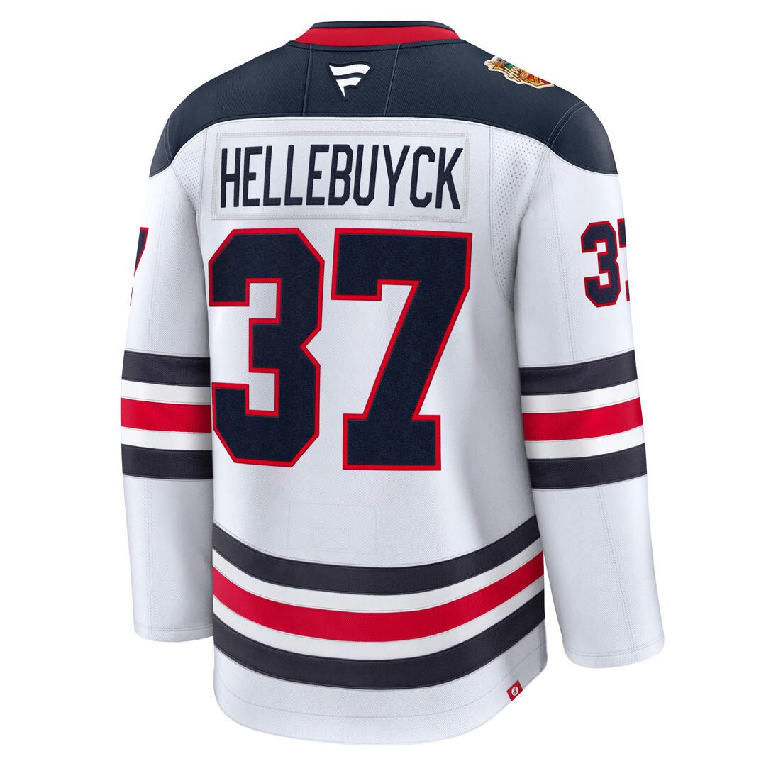 Fanatics Men's NHL Winnipeg Jets Connor Hellebuyck 2026 Heritage Classic Jersey