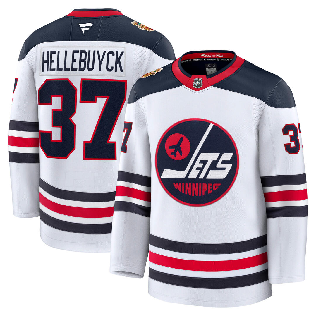 Fanatics Men's NHL Winnipeg Jets Connor Hellebuyck 2026 Heritage Classic Jersey