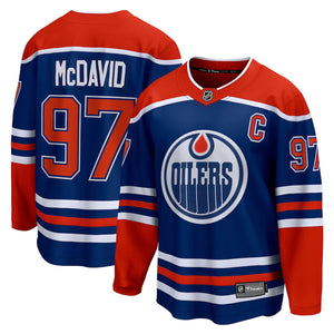 Fanatics Men's NHL Edmonton Oilers Connor McDavid Breakaway Home Jersey