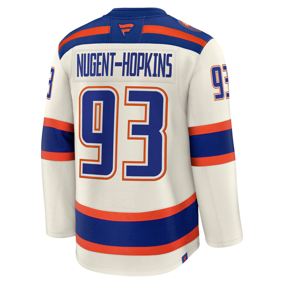 Fanatics NHL Edmonton Oilers Ryan Nugent-Hopkins Premium Alternate Jersey

