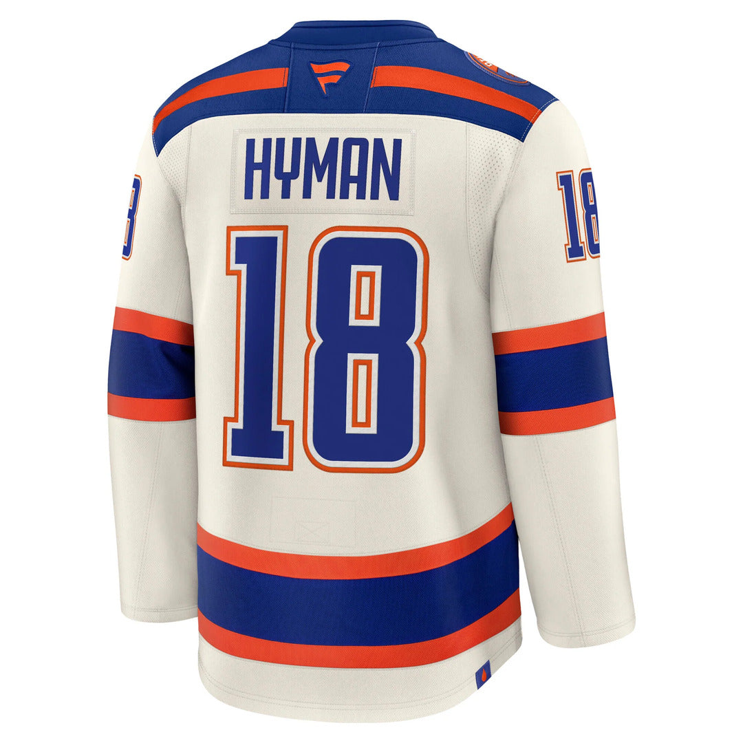 Fanatics Men's NHL Edmonton Oilers Zach Hyman Premium Alternate Jersey