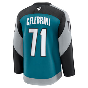Fanatics NHL San Jose Sharks Macklin Celebrini Premium Alternate Jersey