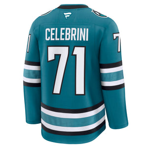 Fanatics Men's NHL San Jose Sharks Macklin Celebrini Premium Home Jersey