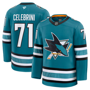 Fanatics Men's NHL San Jose Sharks Macklin Celebrini Premium Home Jersey