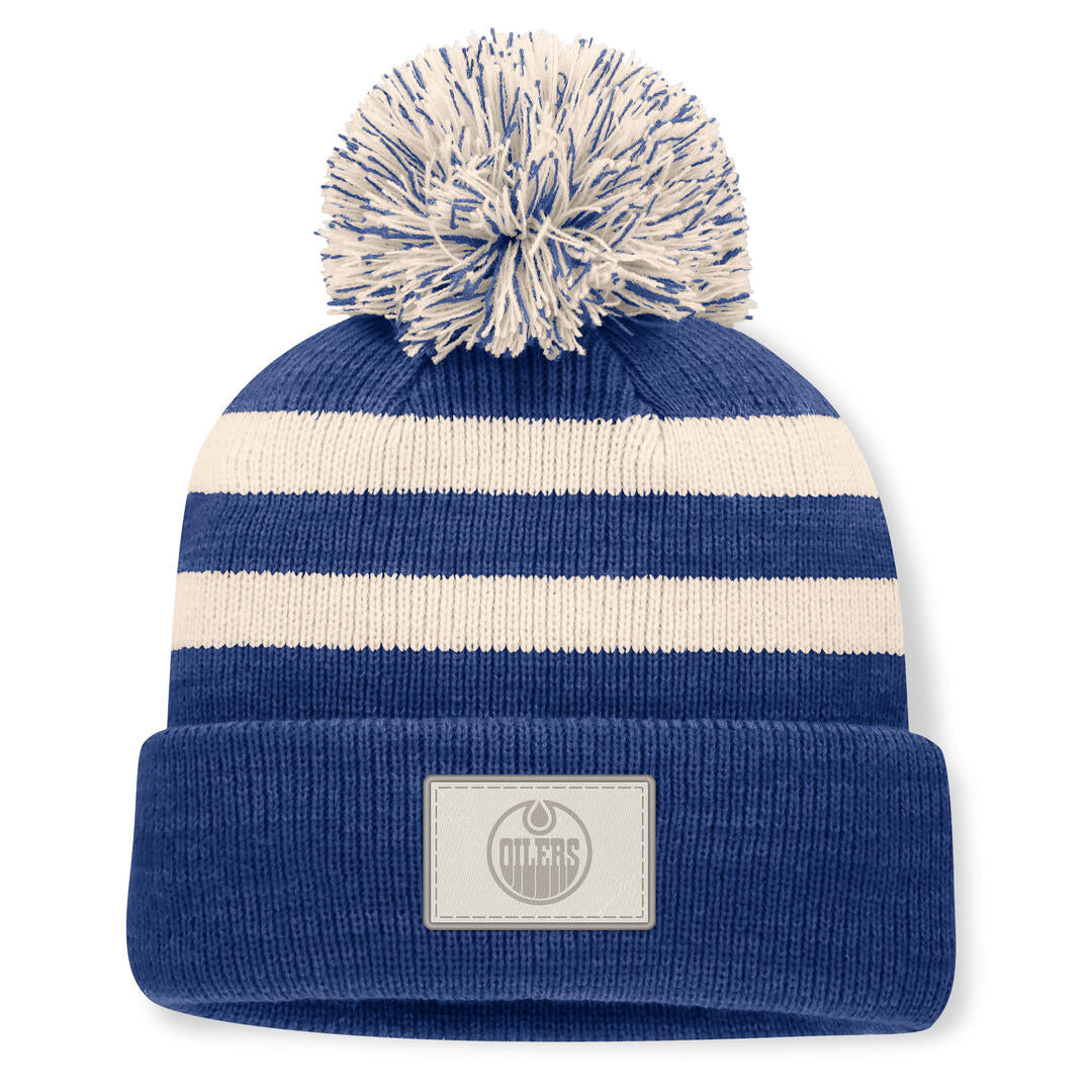 Fanatics Women's NHL Edmonton Oilers 2026 Ease Cottage Cuffed Pom Knit Toque
