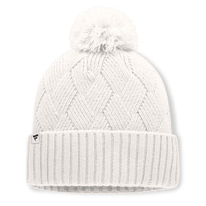 Fanatics Women's NHL Edmonton Oilers 2026 Level Up Shift Cuffed Pom Knit Toque