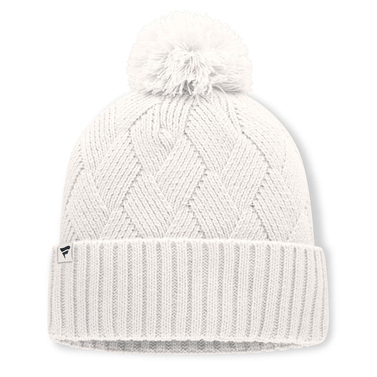Fanatics Women's NHL Edmonton Oilers 2026 Level Up Shift Cuffed Pom Knit Toque