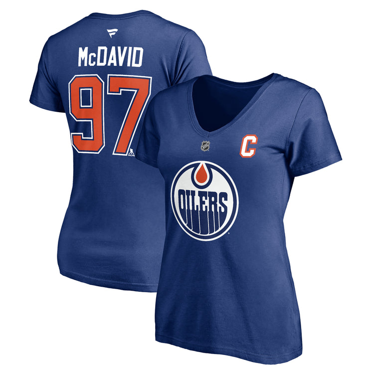 Fanatics Women's NHL Player Edmonton Oilers Connor McDavid T-Shirt