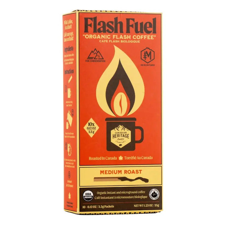 Canadian Heritage Roasting Company Flash Fuel Organic Instant Coffee 35g