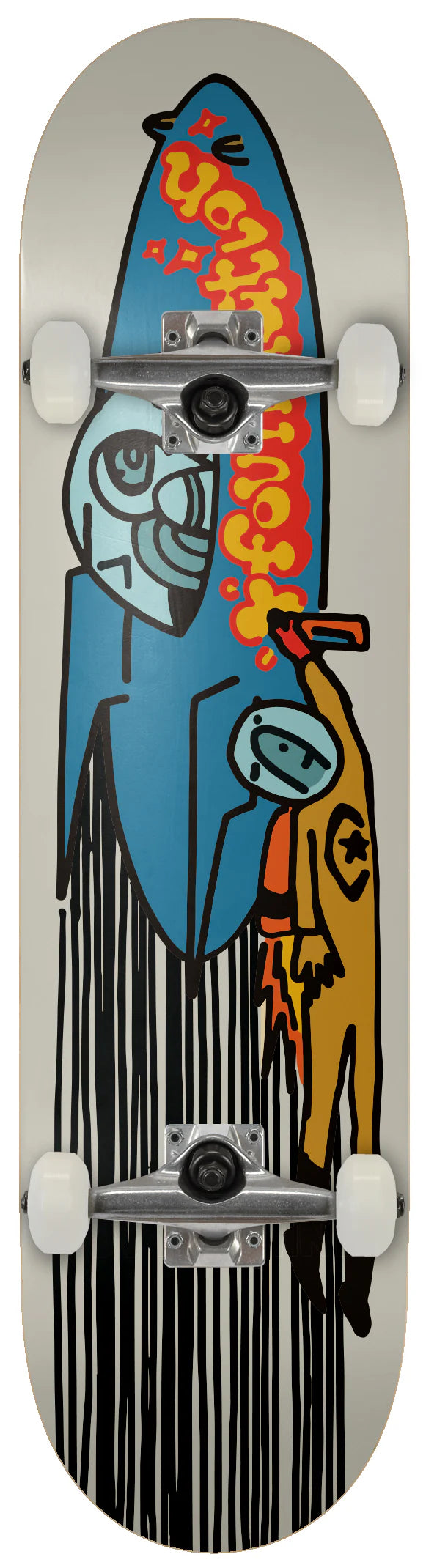 Foundation Spaceship Complete Skateboard
