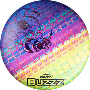 Discraft Full Foil Super Color Buzzz Honeycomb Mid-Range Golf Disc