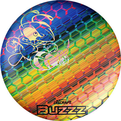 Discraft Full Foil Super Color Buzzz Honeycomb Mid-Range Golf Disc