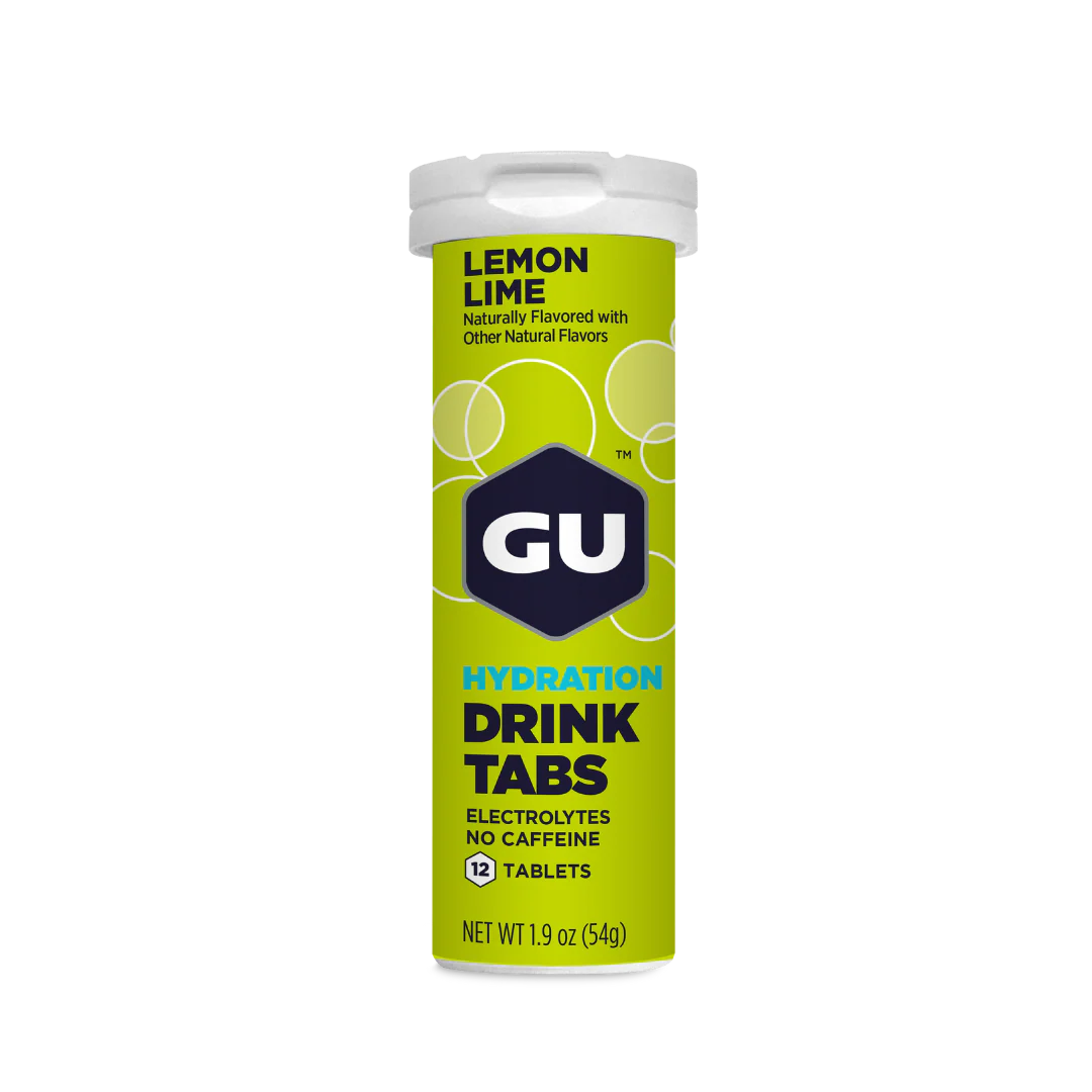 GU Hydration Drink Tabs 12 Servings Lemon Lime
