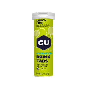GU Hydration Drink Tabs 12 Servings Lemon Lime
