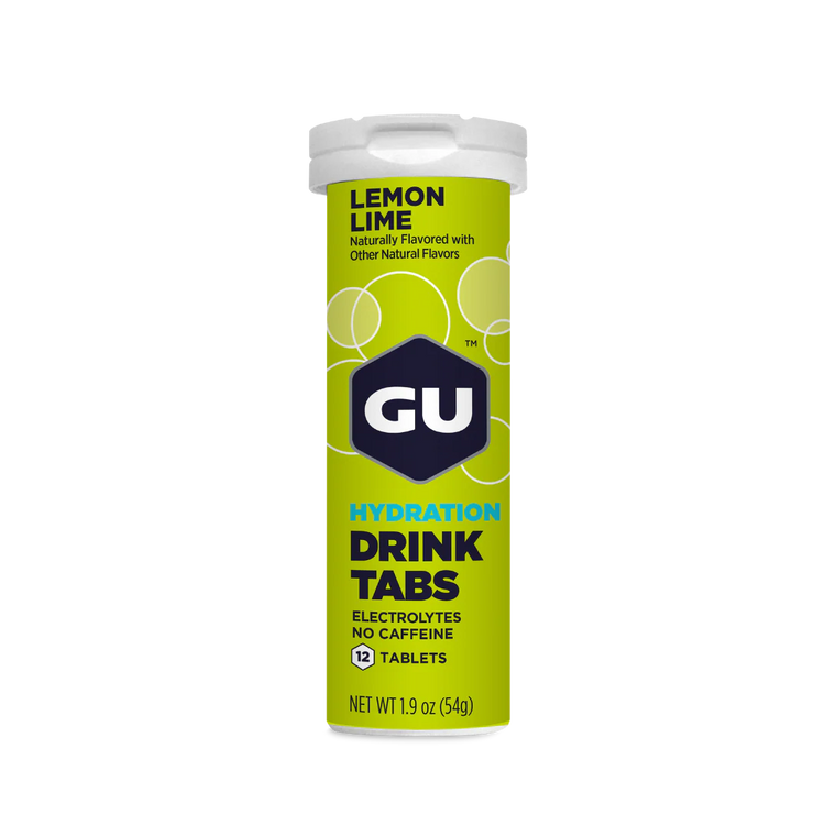 GU Hydration Drink Tabs 12 Servings Lemon Lime
