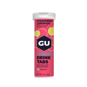 GU Hydration Drink Tabs 12 Servings Strawberry Lemonade
