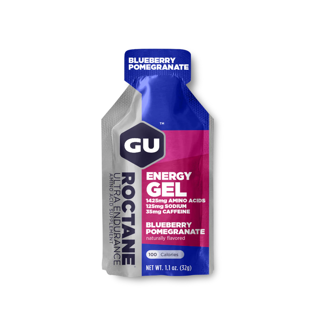 GU Roctane Ultra Energy Gel Single Serving Blueberry Pomegranate
