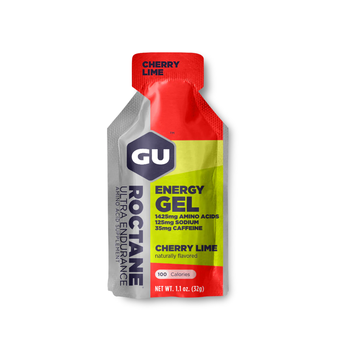 GU Roctane Ultra Energy Gel Single Serving Cherry Lime

