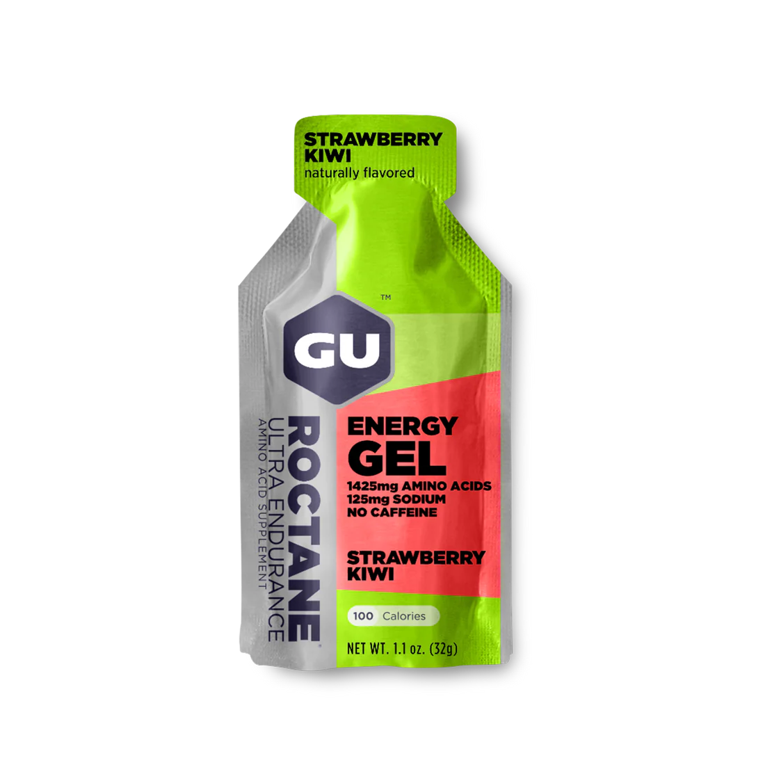 GU Roctane Ultra Energy Gel Single Serving Strawberry Kiwi
