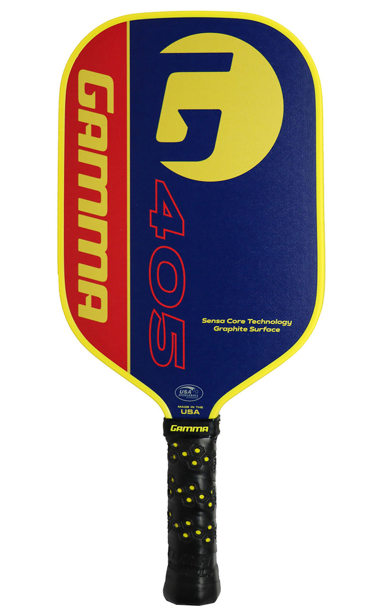 Gamma 405 Pickleball Paddle Red/Yellow/Blue