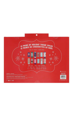 Gertex Women's Christmas Advent Calendar Socks 12 Pack