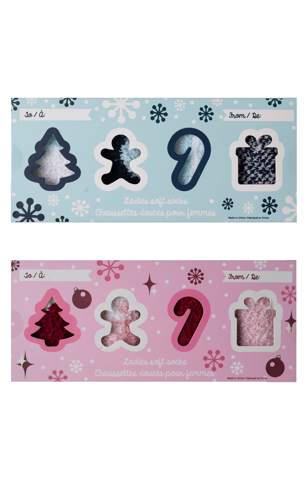 Gertex Women's Christmas Softie Socks 4 Pack