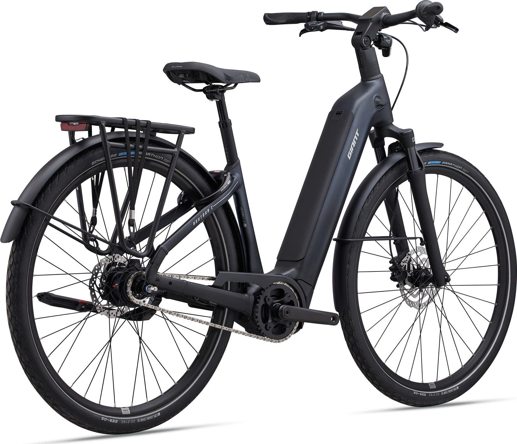 Giant AnyTour E+ 6 City/Hybrid Electric Bike 2024 Cold Iron