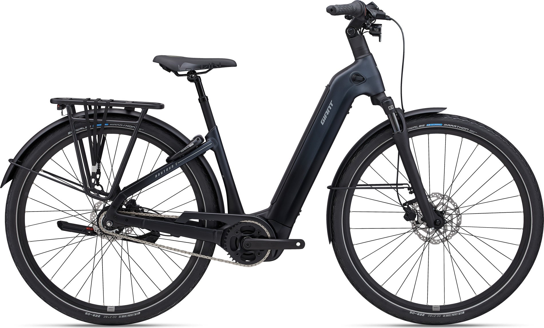 Giant AnyTour E+ 6 City/Hybrid Electric Bike 2024 Cold Iron