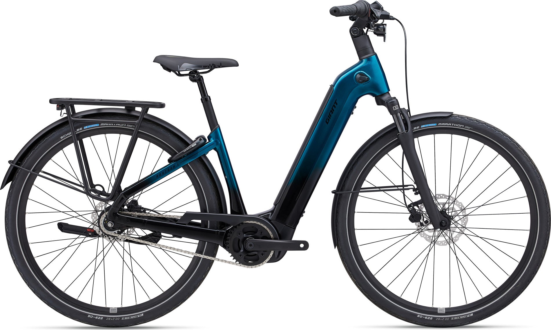 Giant AnyTour E+ 6 City/Hybrid Electric Bike 2025 Sea Sparkle