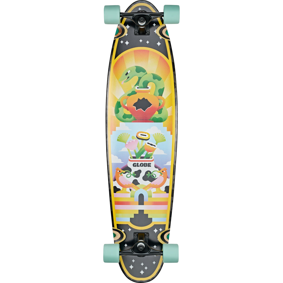Globe Archer Daybreak Complete Longboard 38.5" Yellow/Black