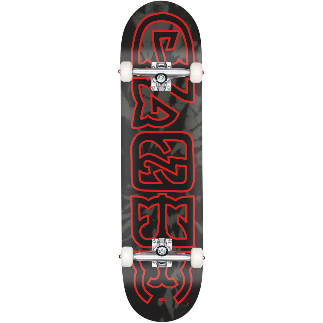 Globe GO Heyman Black Dye/Red Complete Skateboard