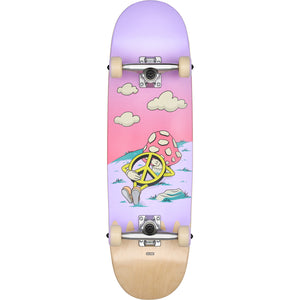 Globe Kids Peace Man Wide Mid Complete Skateboard