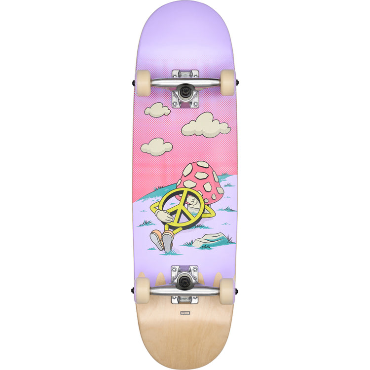 Globe Kids Peace Man Wide Mid Complete Skateboard