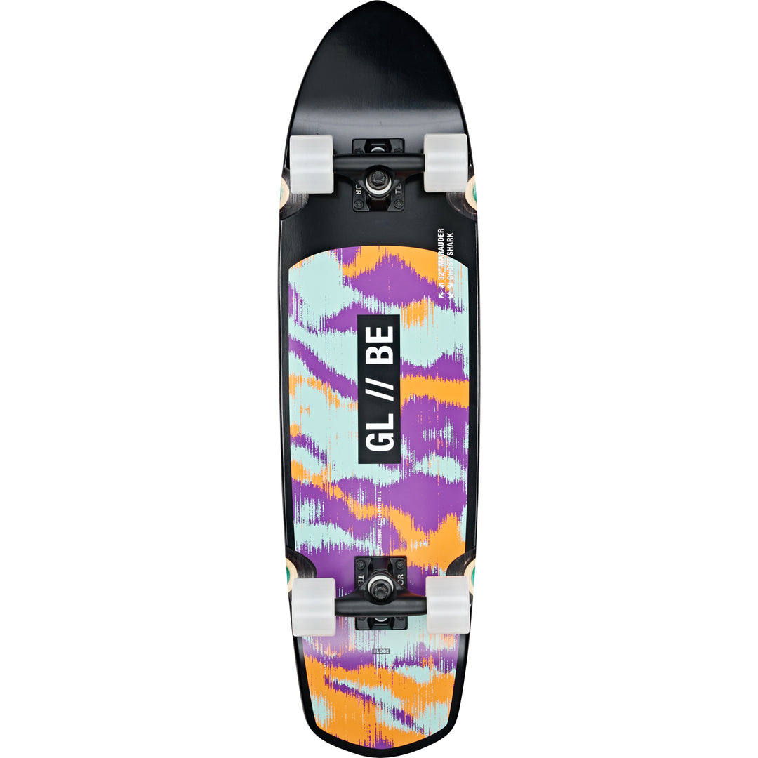 Globe Marauder Ghost Shark Complete Cruiser 32" Black Multi