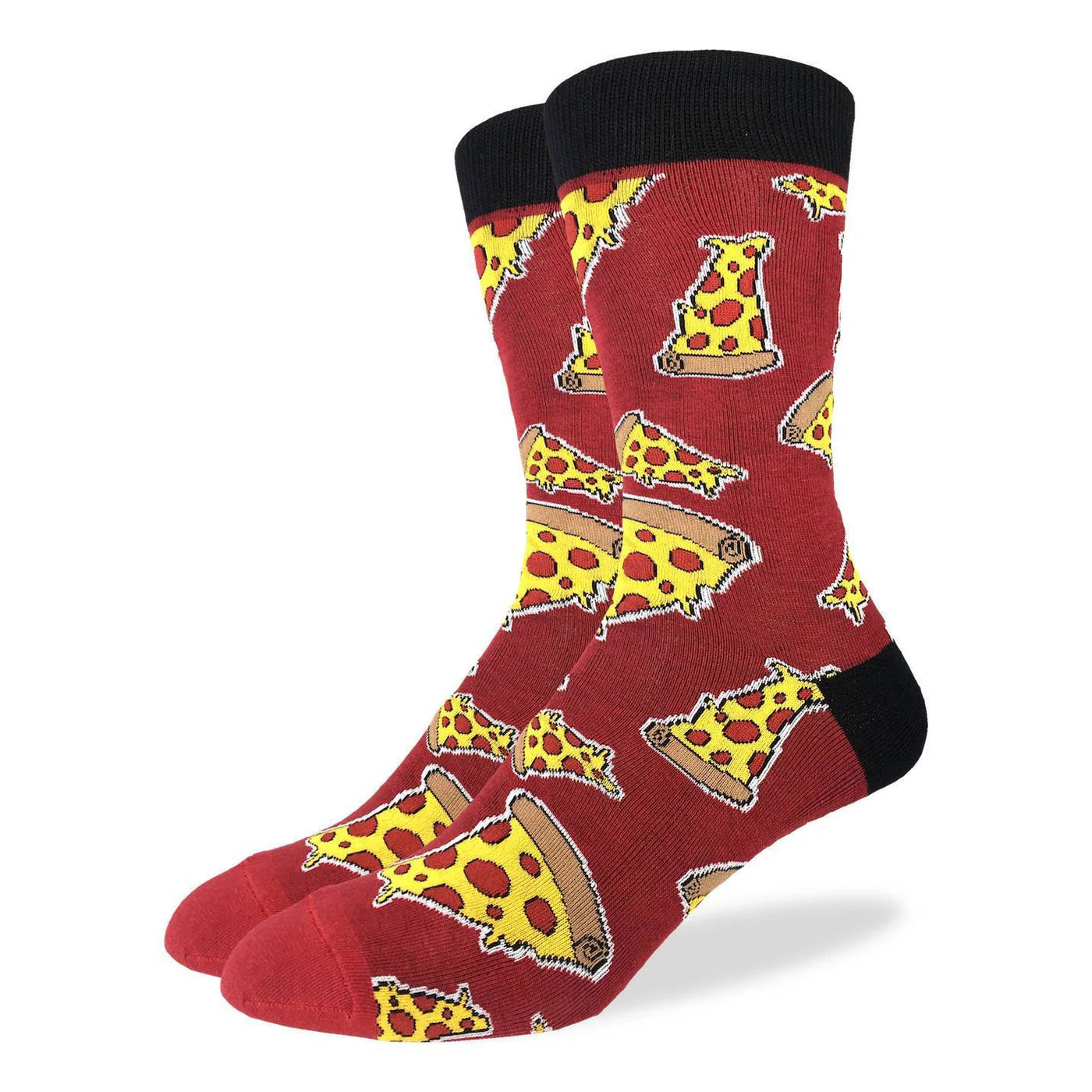 Good Luck Sock Men's Crew Socks Pizza