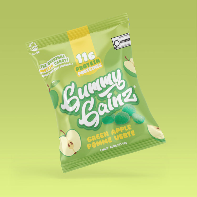 Gummy Gainz Protein Candy Green Apple
