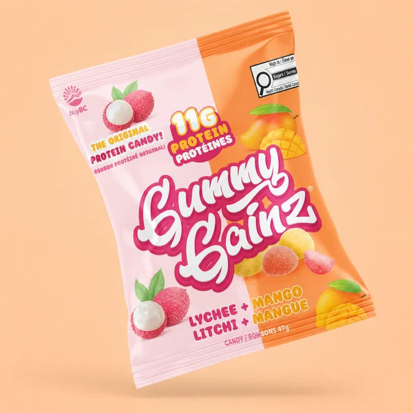 Gummy Gainz Protein Candy Lychee + Mango
