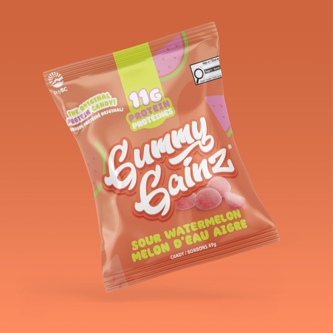 Gummy Gainz Protein Candy Sour Watermelon
