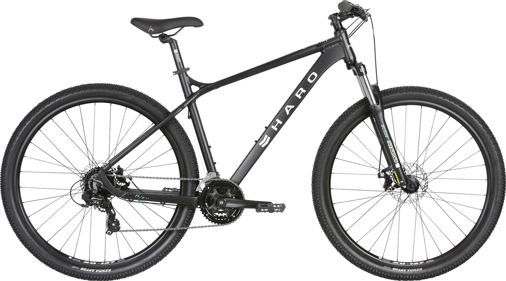 Haro FlightLine Two 29" Hardtail Mountain Bike Matte Black