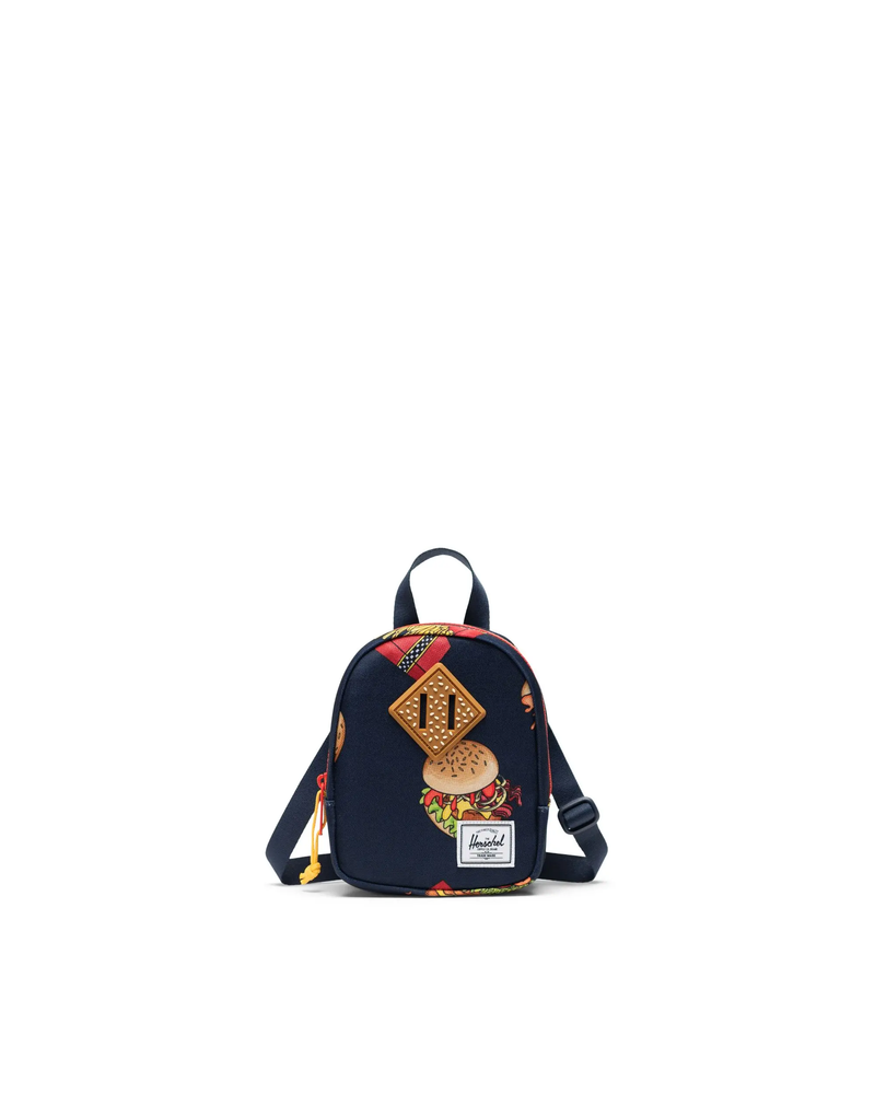 Herschel Little Hershel Crossbody Bag Burgers and Fries

