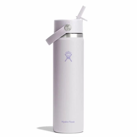 Hydro Flask 24oz Wide Mouth Bottle w/Flex Straw Cap Cloud Pink
